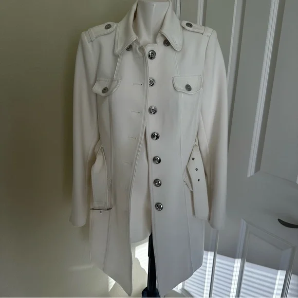 White House Black Market White Coat - Picture 4 of 7